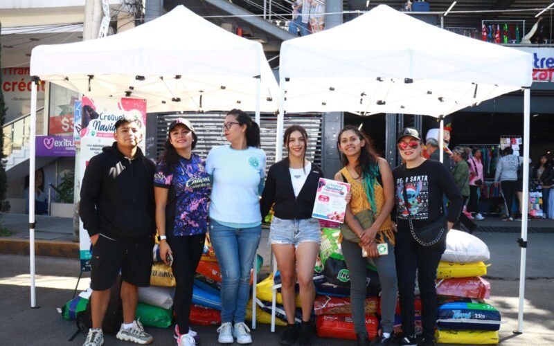 ‘Croquetas Navideñas’ reúne una tonelada de alimento para perritos de Pachuca